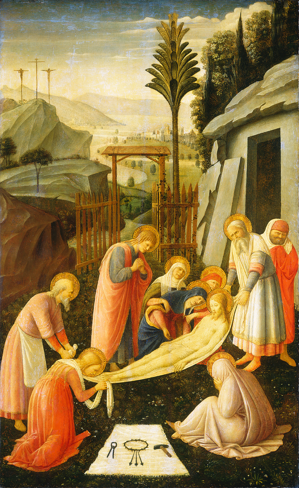 The Entombment of Christ in Detail Fra Angelico
